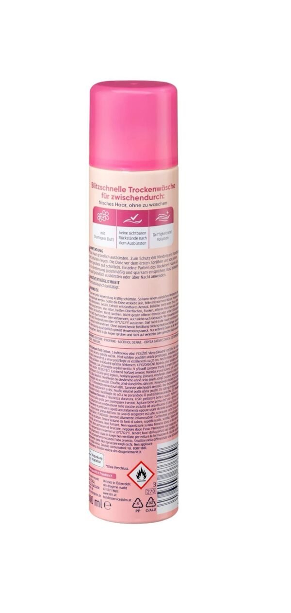 Trockenshampoo Soft Cotton, 200 ml – Bild 2