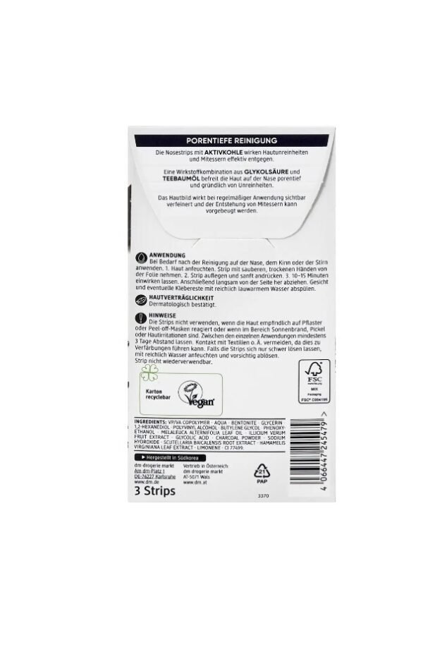Nosestrips mit Aktivkohle, 3 St – Bild 2