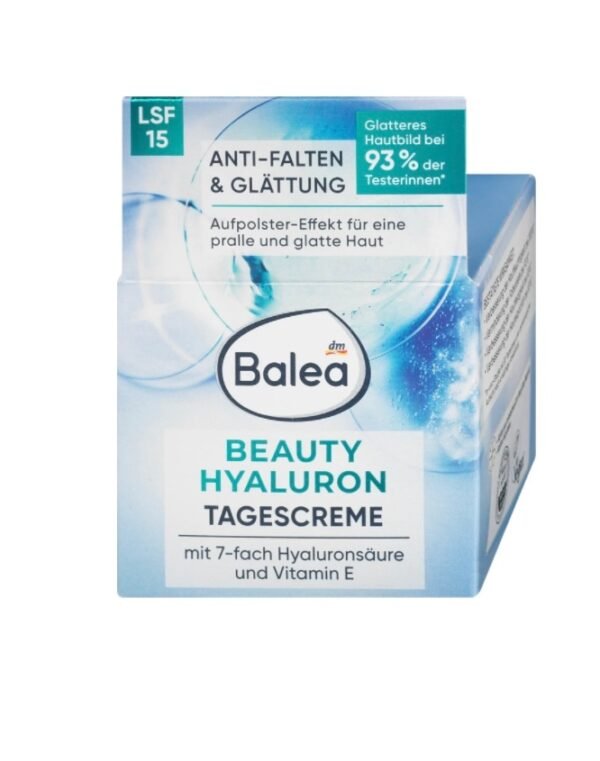 Gesichtscreme Anti Falten Beauty Hyaluron LSF 15, 50 ml – Bild 2