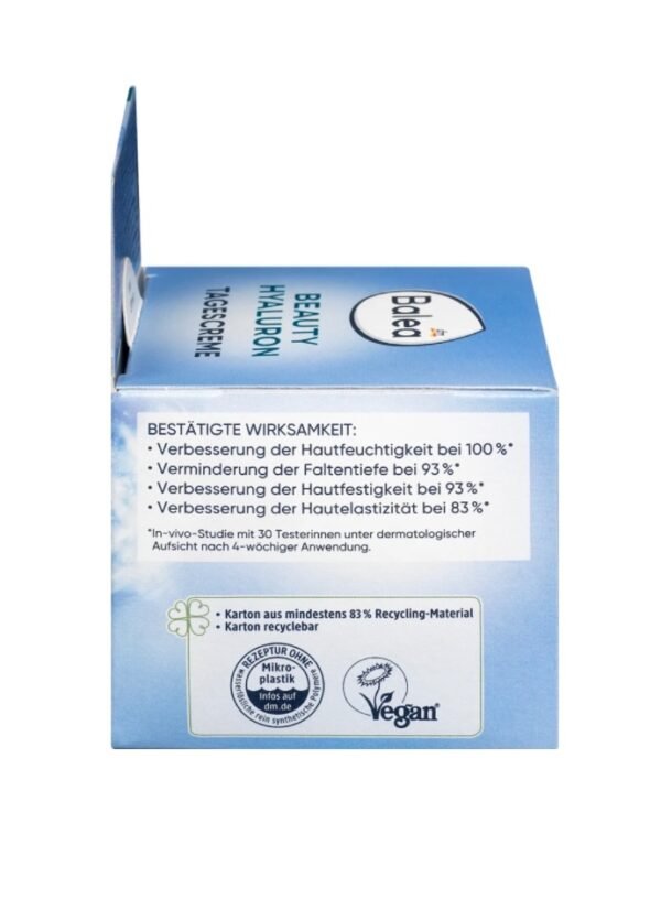 Gesichtscreme Anti Falten Beauty Hyaluron LSF 15, 50 ml – Bild 6