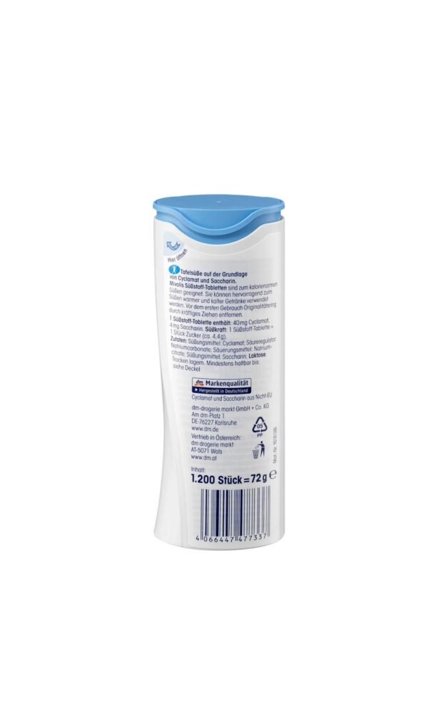 Süßstoff Tabletten, 1.200 St., 72 g – Bild 2