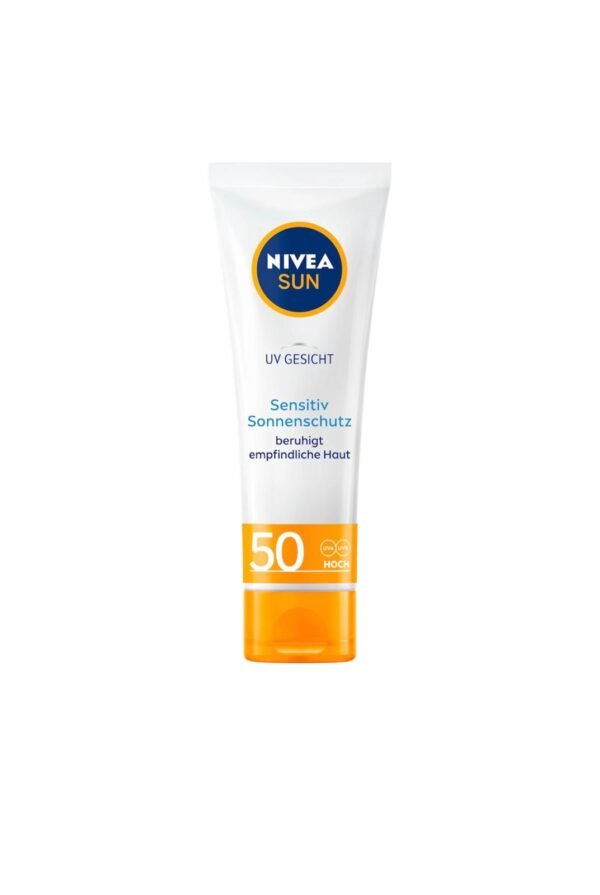 NIVEA SUN Sonnencreme Gesicht sensitiv LSF 50, 50 ml – Bild 2