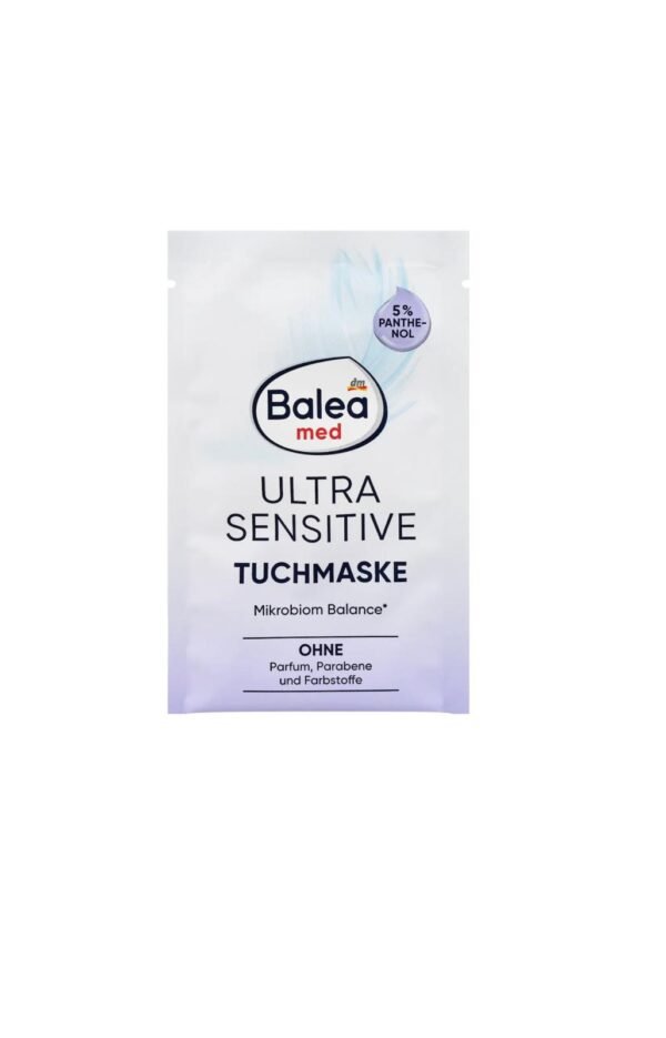 Balea med Tuchmaske Panthenol Ultra Sensitive, 1 St
