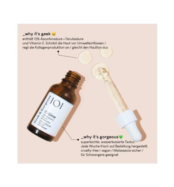 Geek&Gorgeous Serum C-Glow 15% Vitamin C, 30 ml – Bild 9