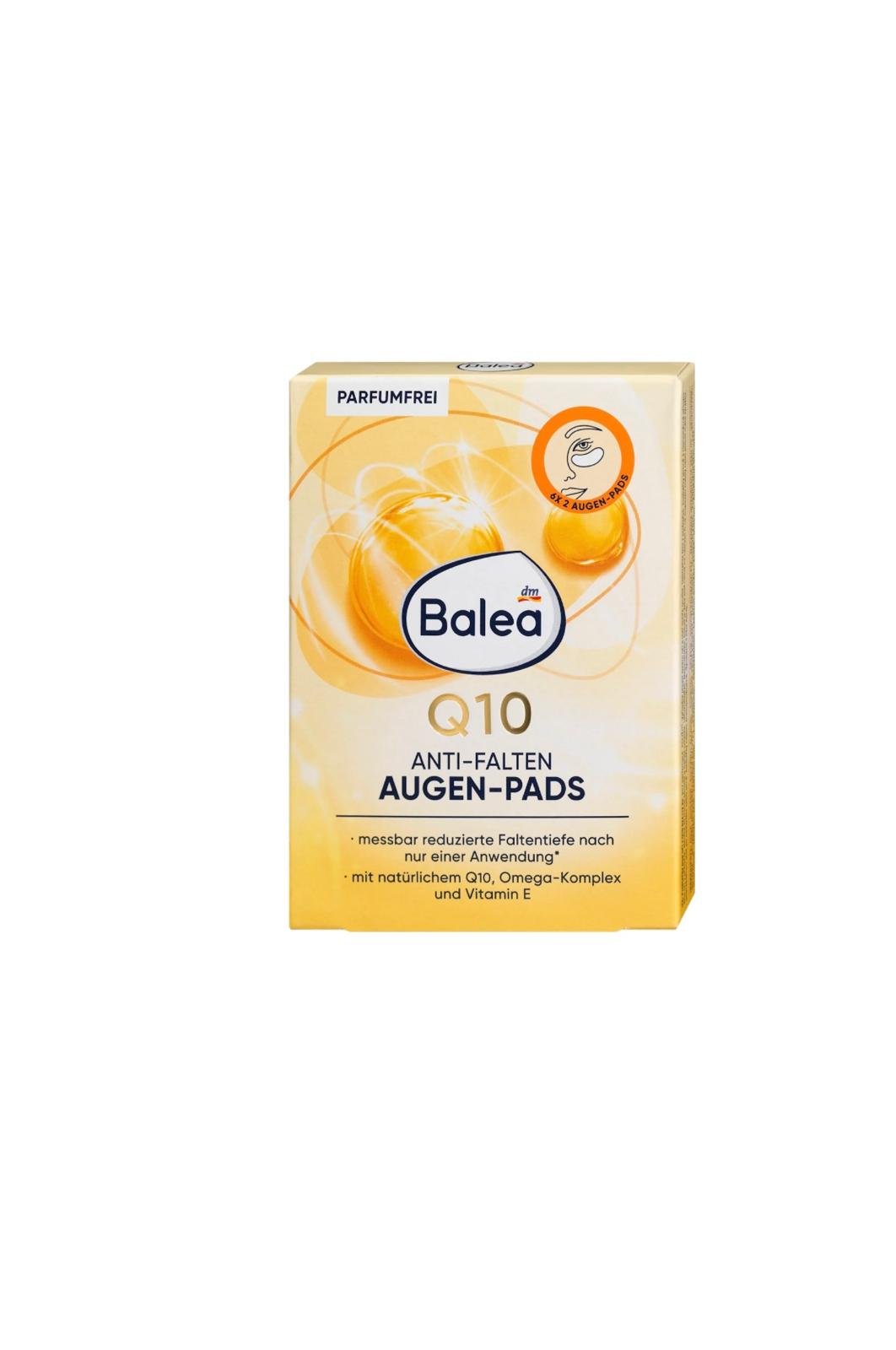 Balea Anti Falten Augenpads Q10 (6 Paar), 12 St