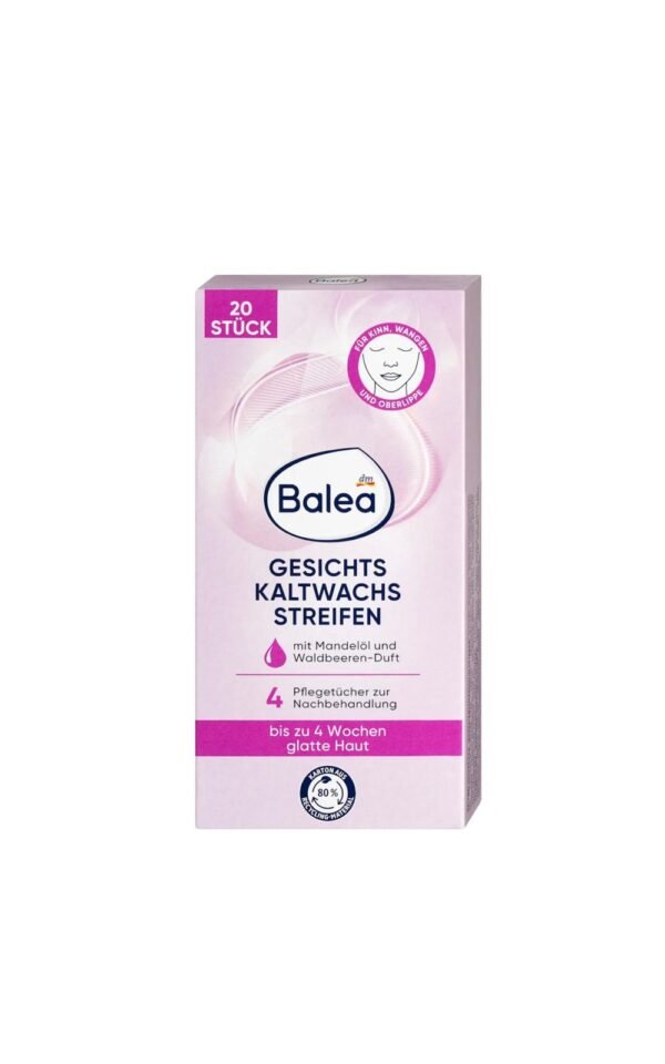 Balea Kaltwachsstreifen Gesicht, 20 St