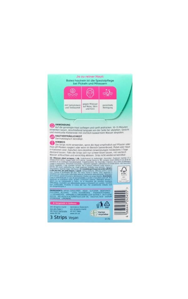 Balea Anti-Mitesser Nosestrips Hautrein, 3 St – Bild 4