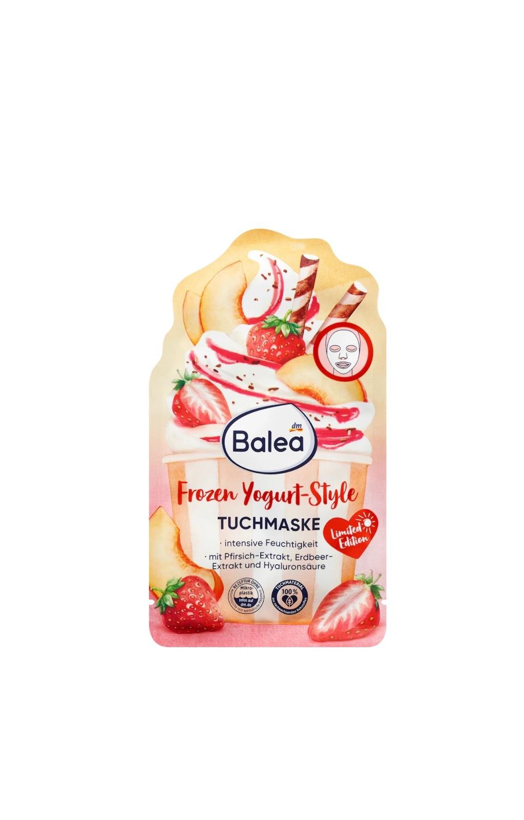 Balea Tuchmaske Frozen Yogurt-Style, 1 St