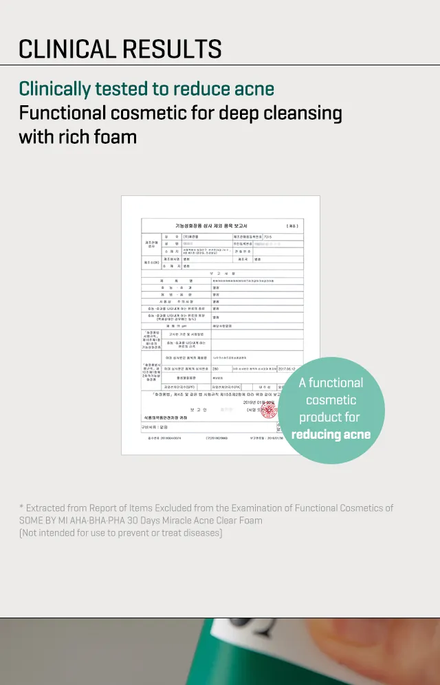 SOME BY MI - AHA,BHA,PHA 30 Days Miracle Acne Clear Foam – Bild 10