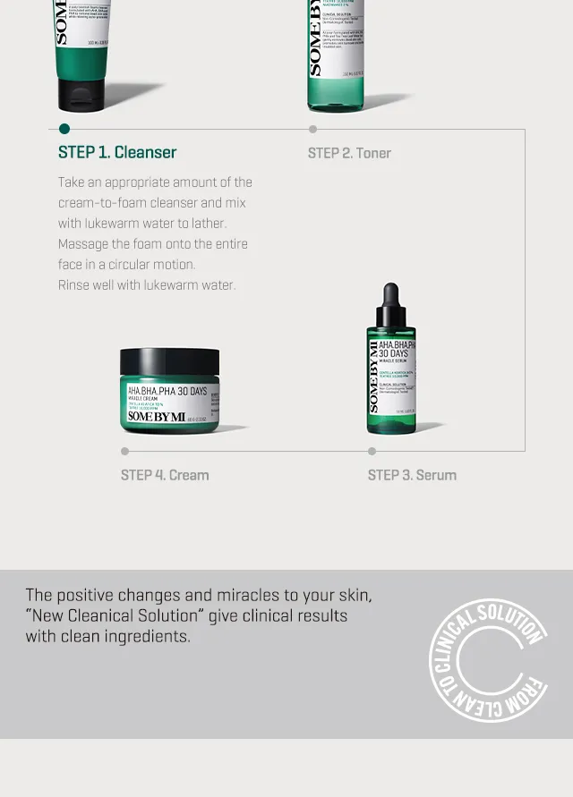 SOME BY MI - AHA,BHA,PHA 30 Days Miracle Acne Clear Foam – Bild 6