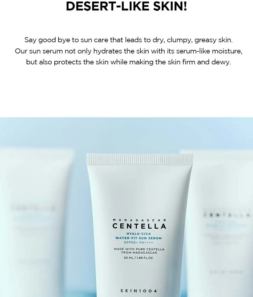 SKIN 1004 - Madagascar Centella Hyalu-Cica Water-Fit Sun Serum – Bild 3