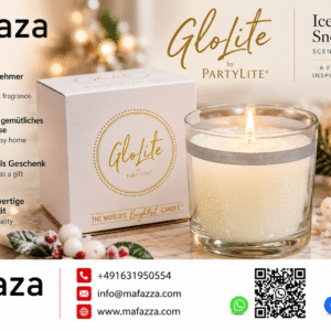 PartyLite GloLite Duftkerze im Glas – Eisfrüchte – Neu & OVP